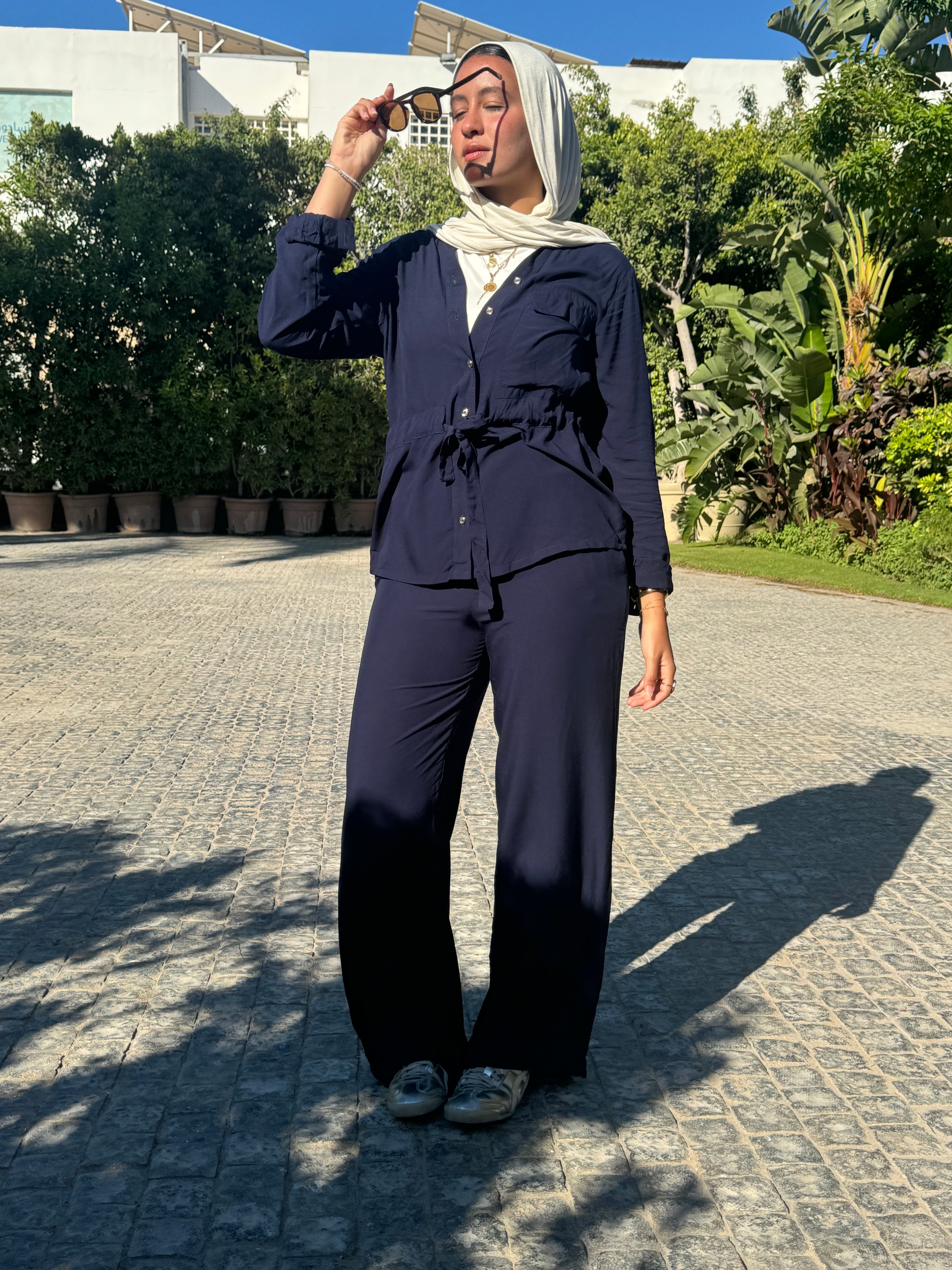 Drawstring Set- Navy