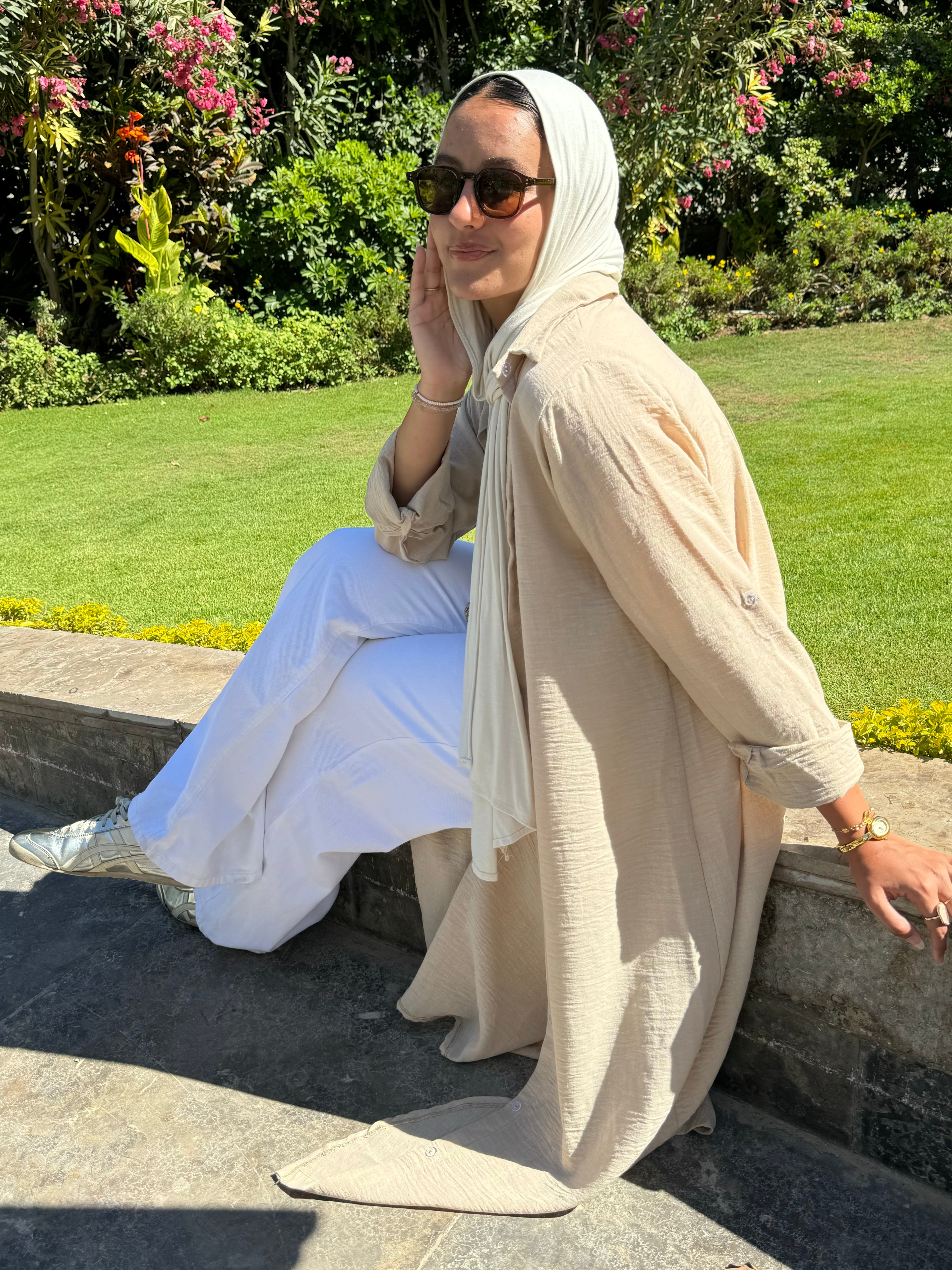 Cardigan/Dress- Beige