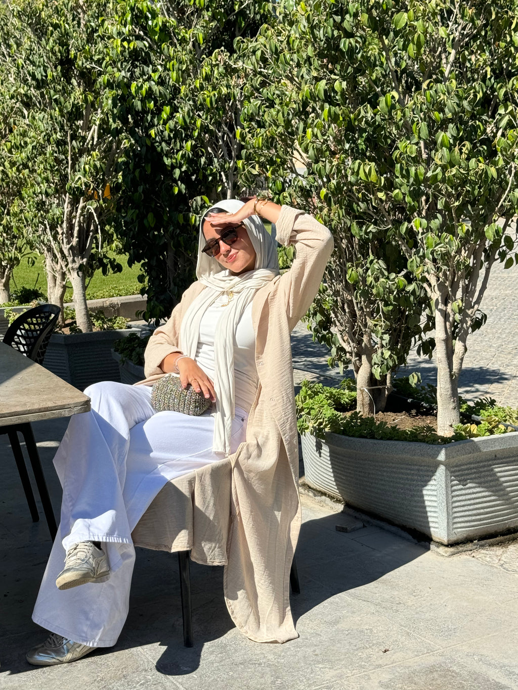 Cardigan/Dress- Beige