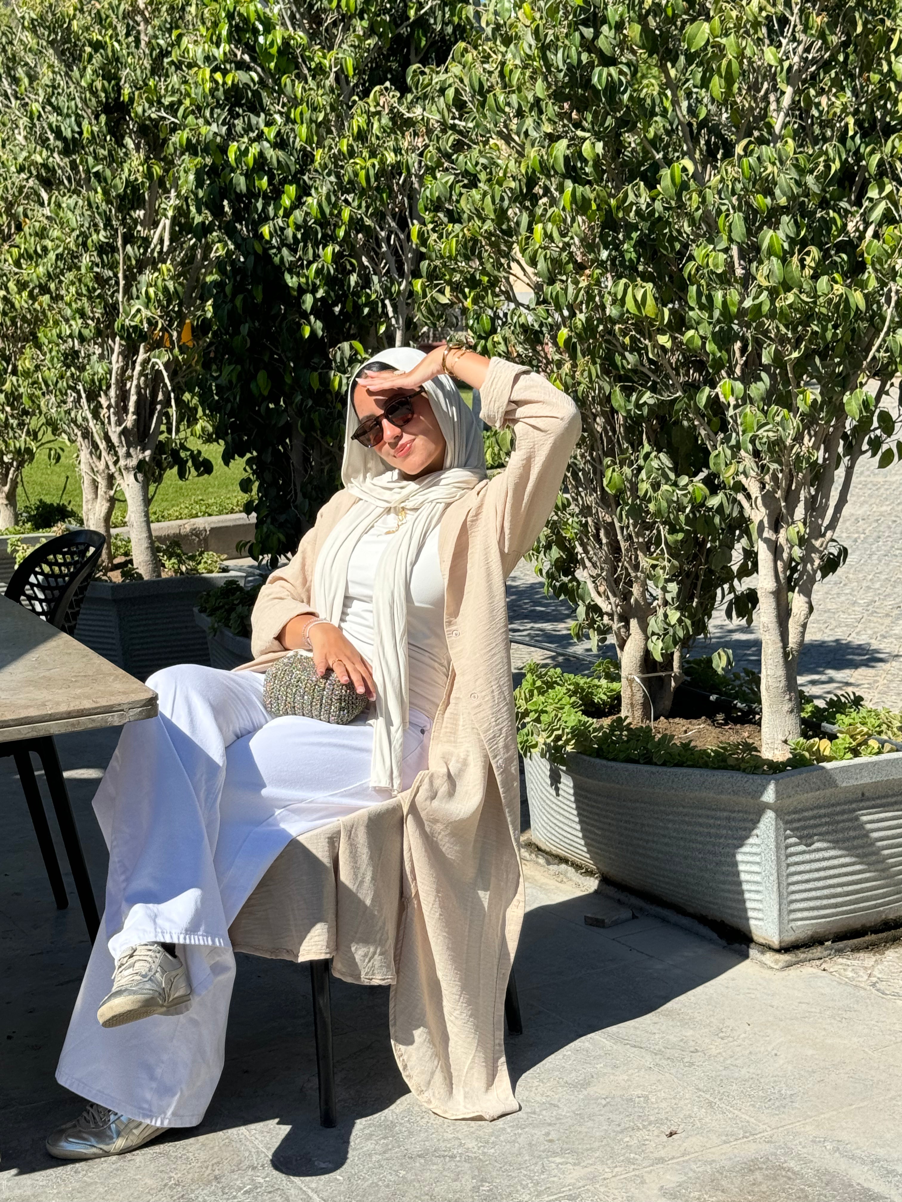 Cardigan/Dress- Beige