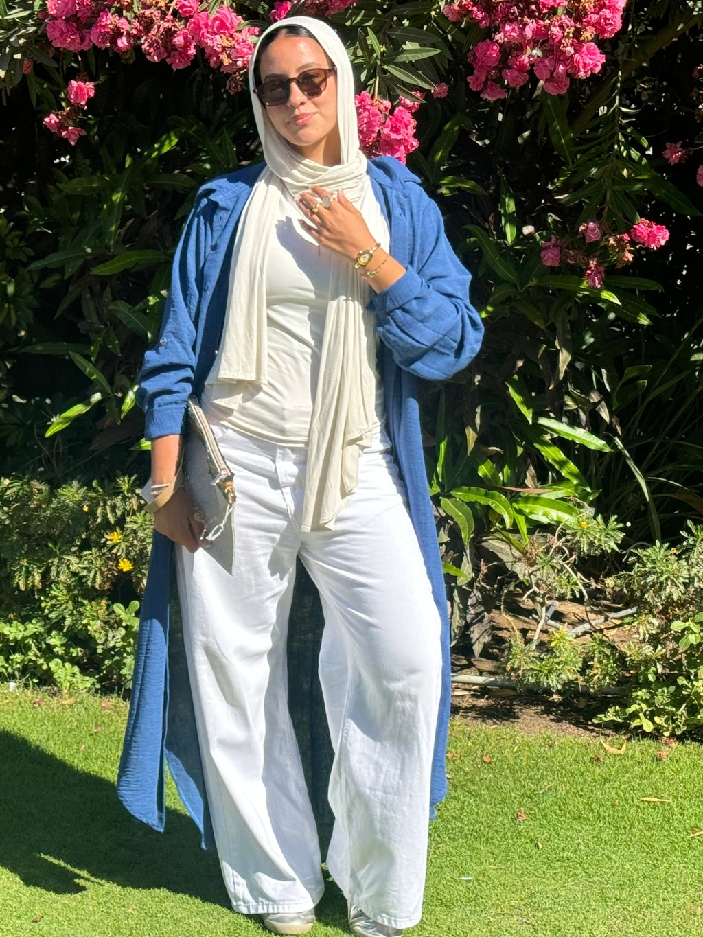 Cardigan/Dress- Blue