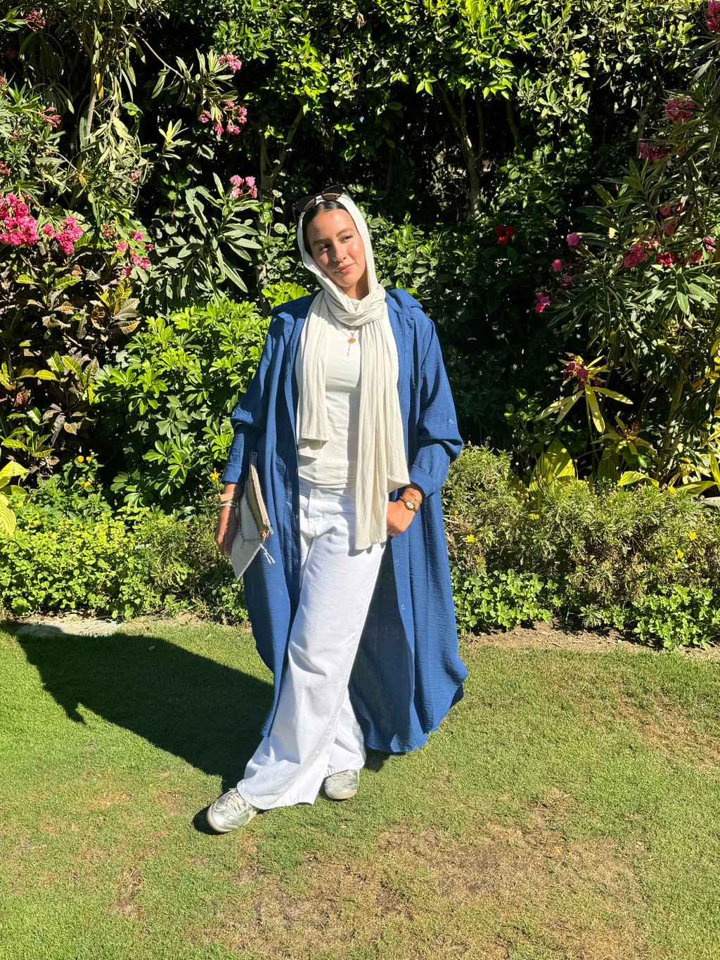 Cardigan/Dress- Blue
