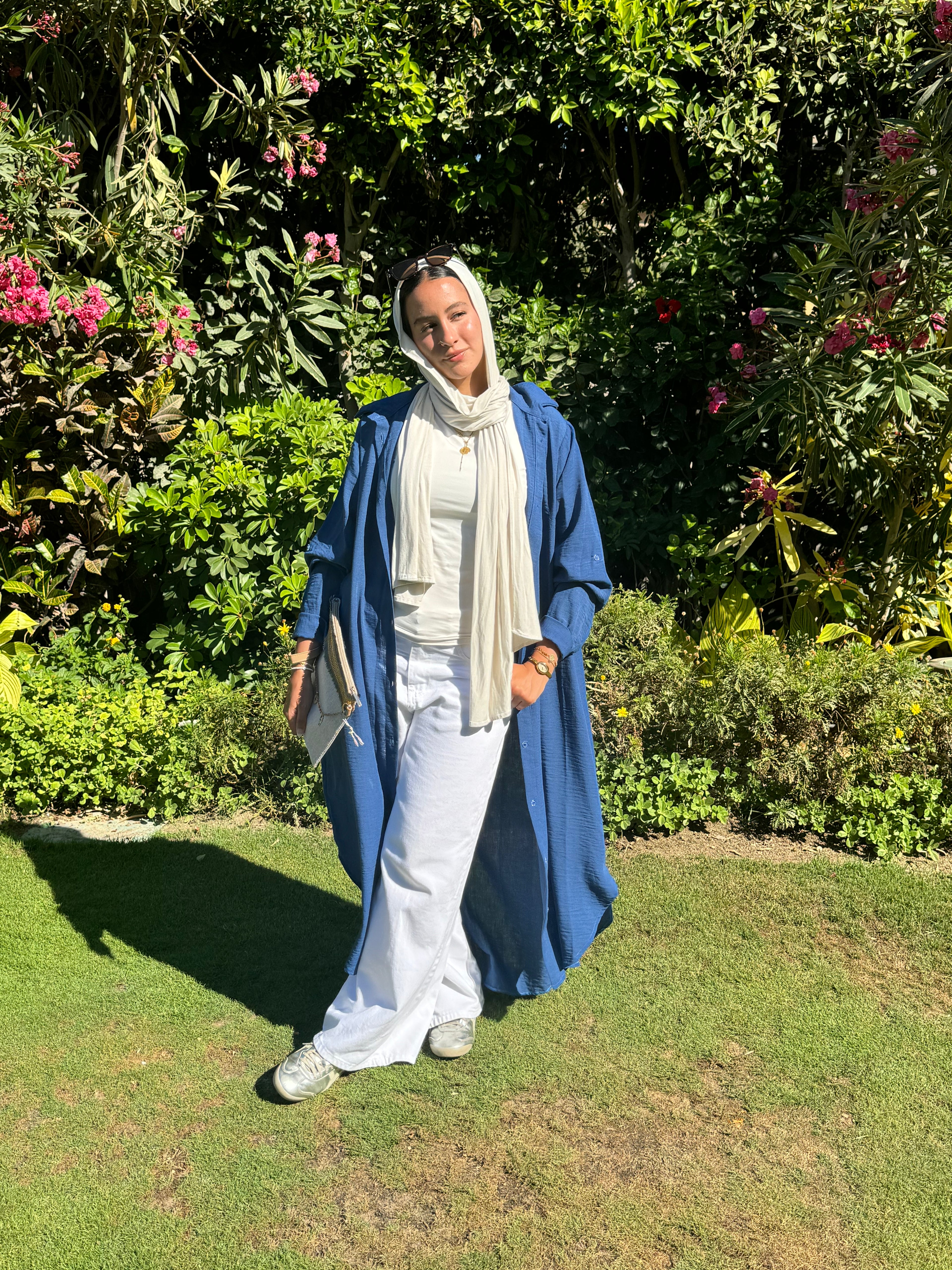 Cardigan/Dress- Blue
