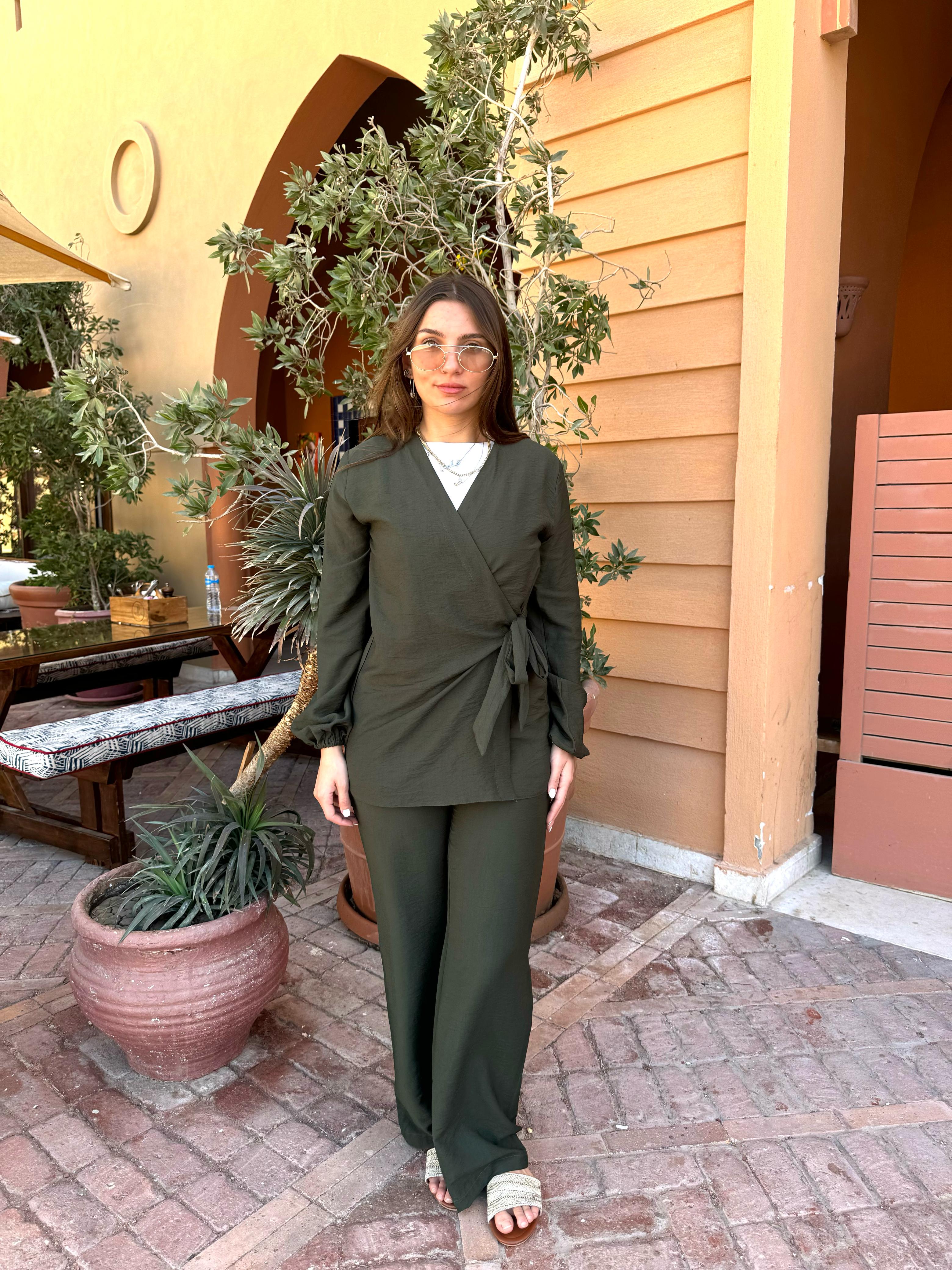Side Wrap Set – Olive