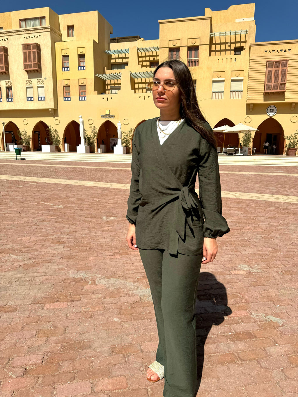 Side Wrap Set – Olive